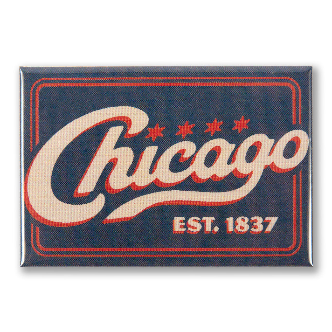 Chicago Vintage Script Magnet