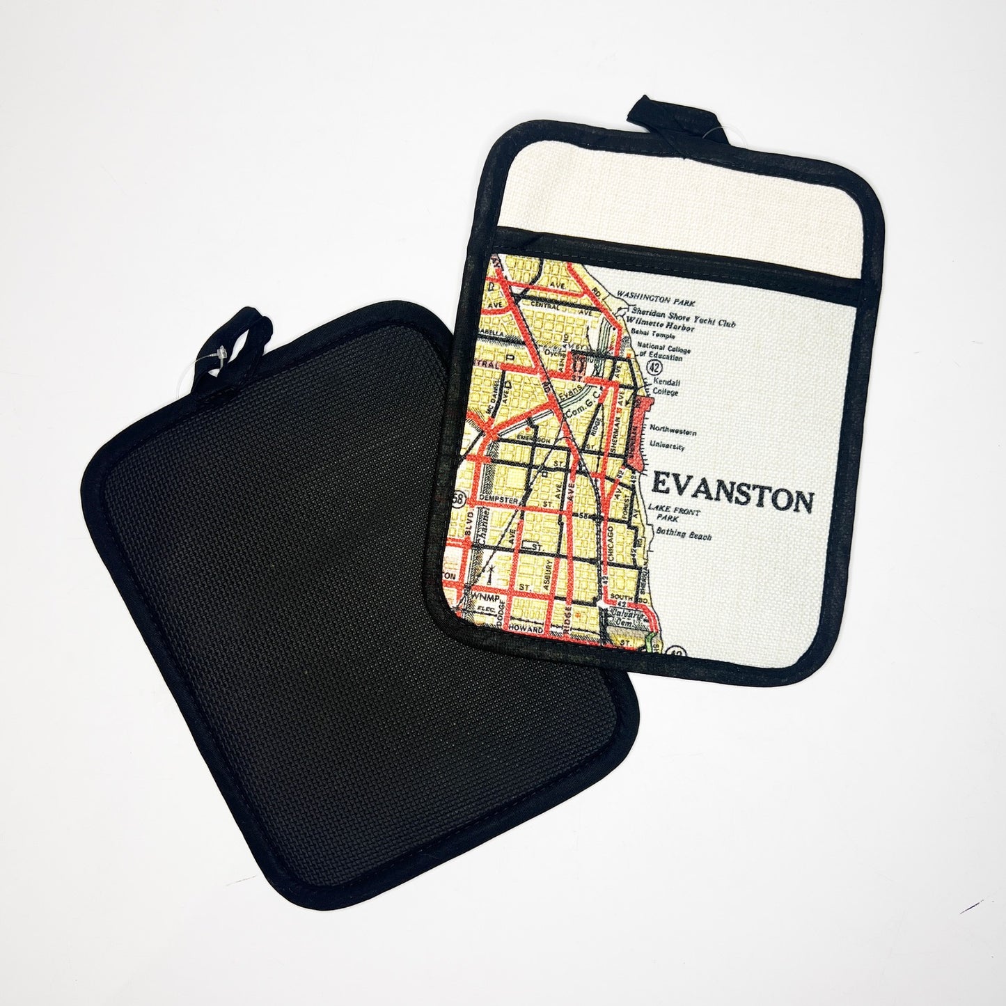 Evanston Map Pot Holder