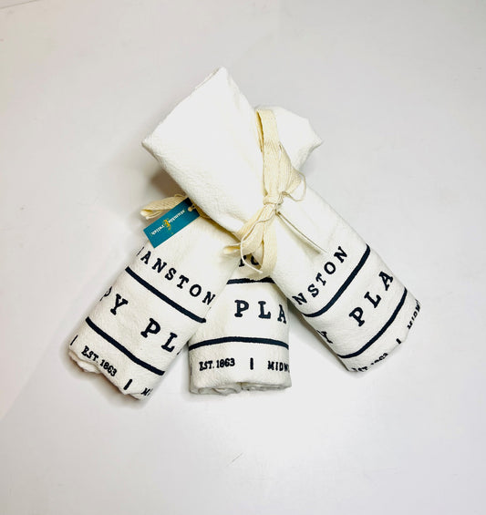 Evanston Happy Place Tea Towel