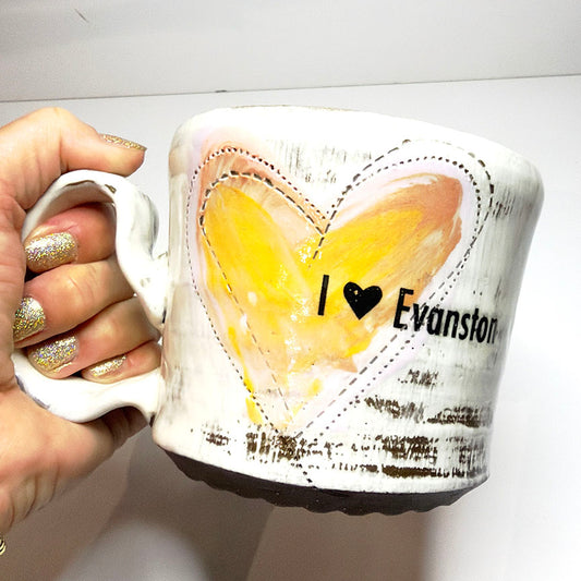 Evanston Love Mug: PINK-B