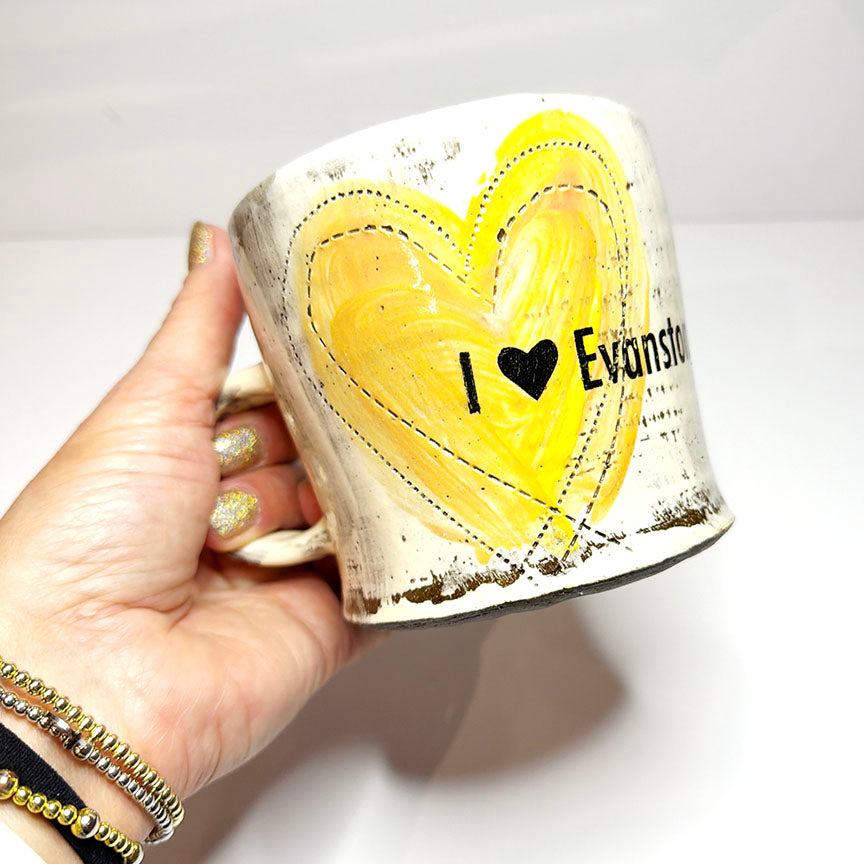 Evanston Love Mug: PINK-A