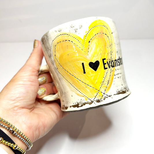 Evanston Love Mug: PINK-A