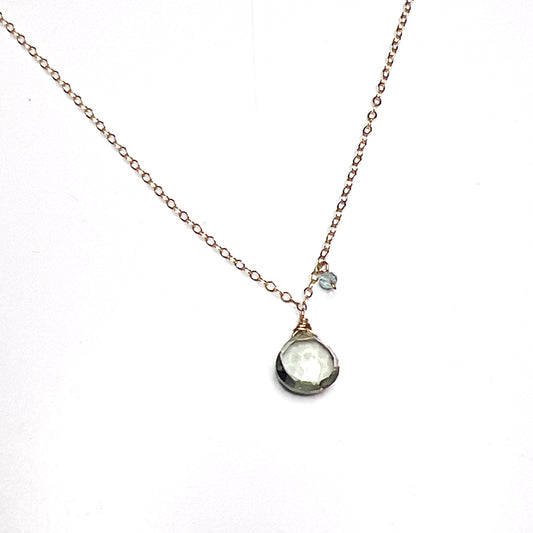 Green Amethyst Necklace
