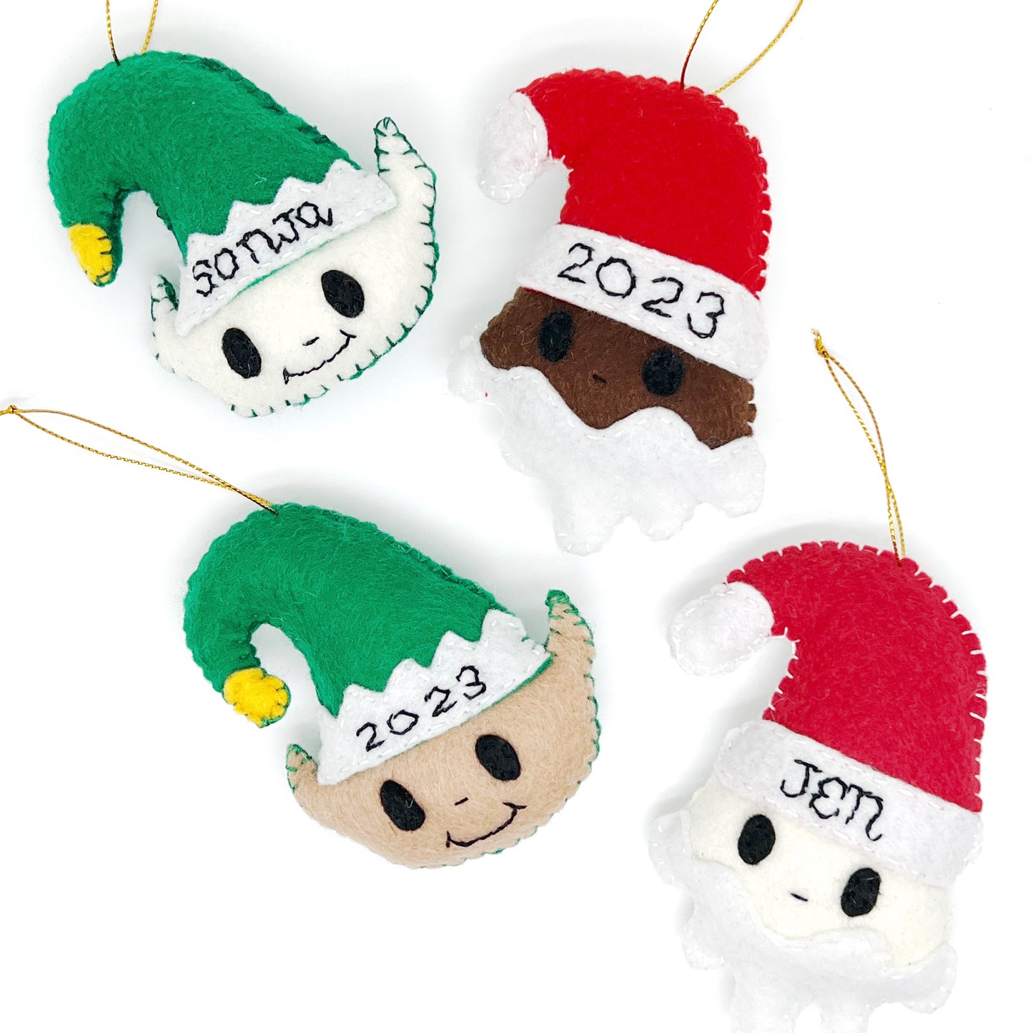 Custom Santa Ornament