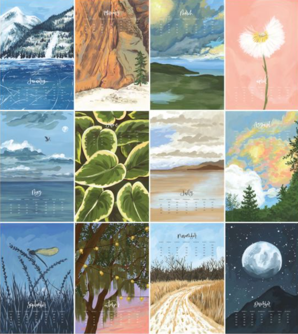 2024 XL Wall Calendar: Natural World (Limited Quantity)