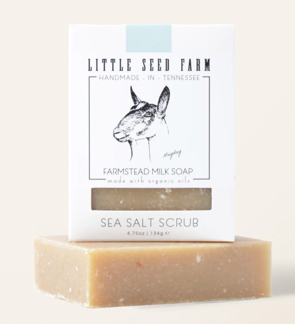 Little Seed Farm Sea Salt Scrub Soap