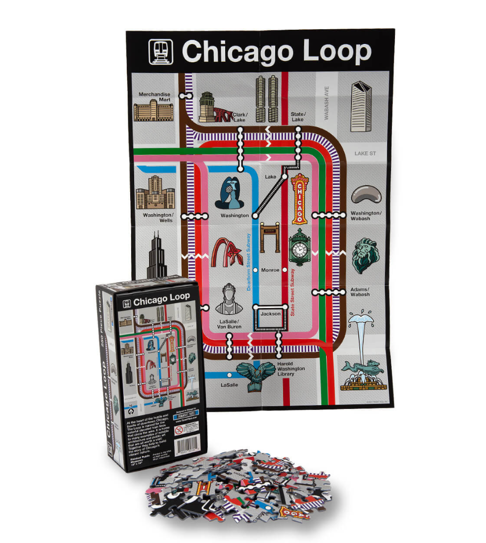 Chicago Loop 250 Piece Puzzle