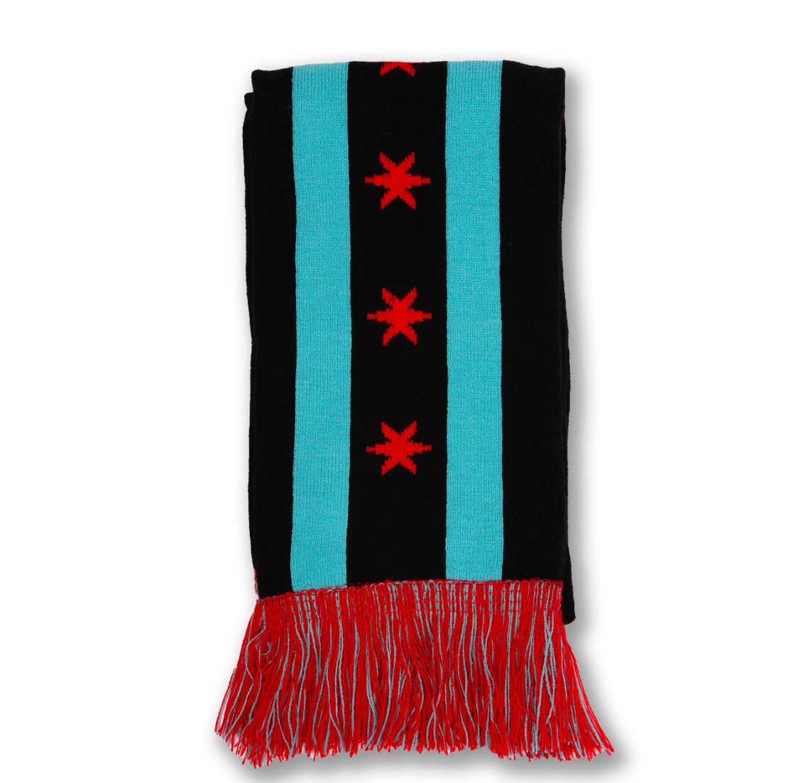 Chicago Star Knit Scarf