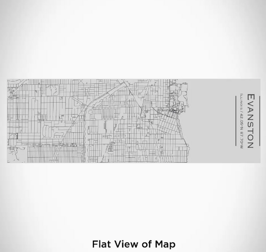 Evanston Map 10oz. Insulated Cup