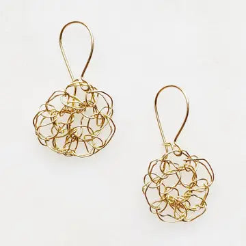 Gold Teeny Supernova Earrings