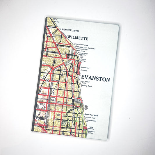 5" x 8" Evanston Illinois Map Journal