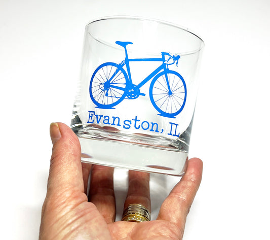 Evanston Blue Rocks Glass