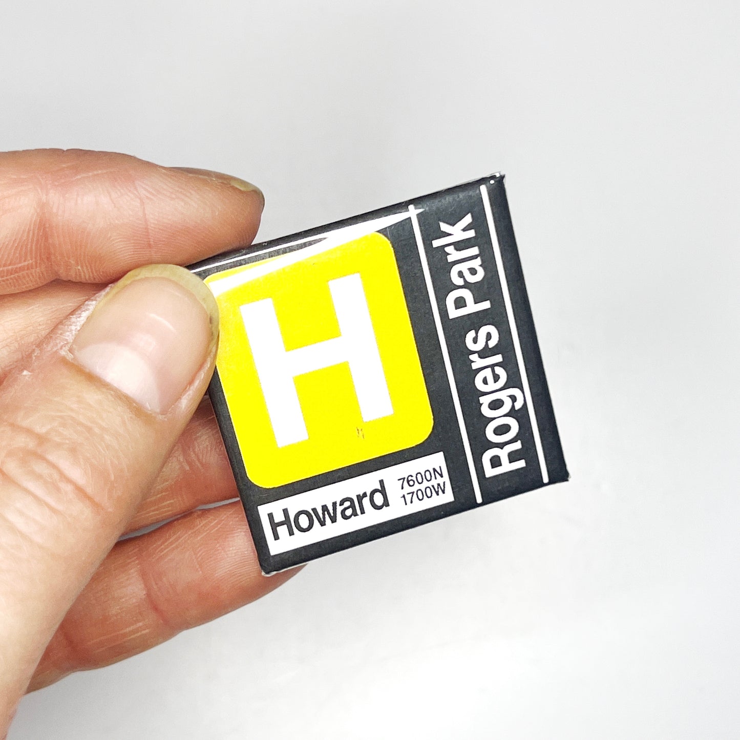 El Skokie Swift Howard Stop Magnet