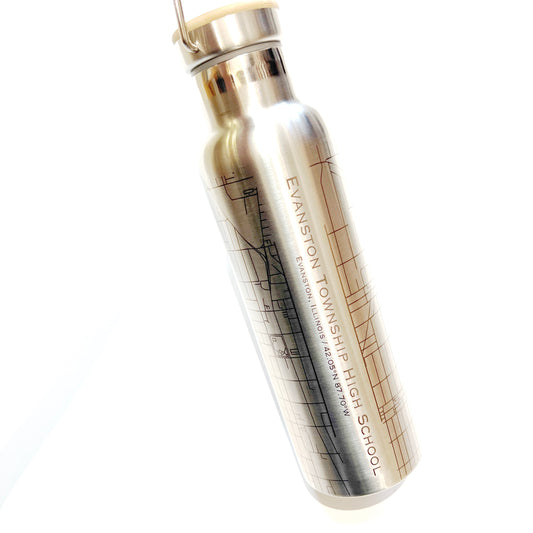 ETHS Map Water Bottle