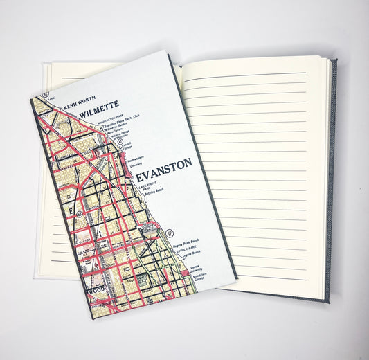 5" x 8" Evanston Illinois Map Journal