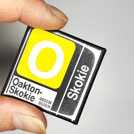 El Skokie Swift Oakton-Skokie Stop Magnet