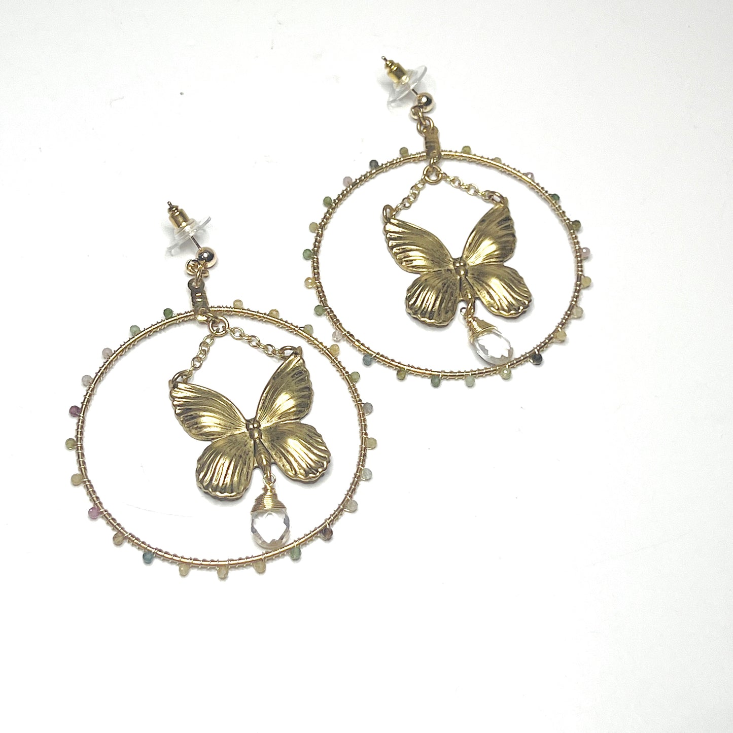 Butterfly Lore Hoop Earrings