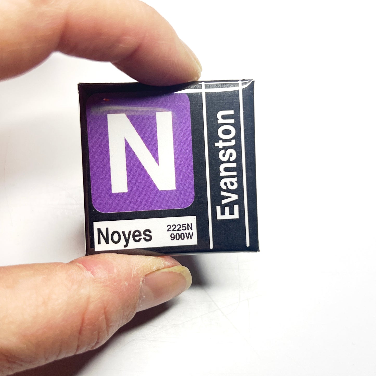 El Purple Line Noyes Street Magnet