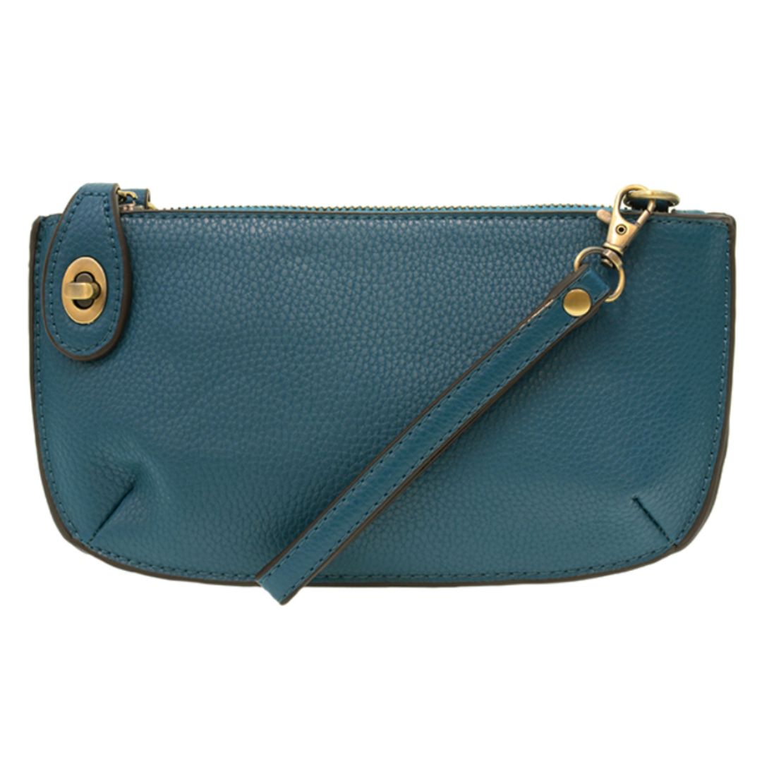 Peacock Crossbody Wristlet Clutch