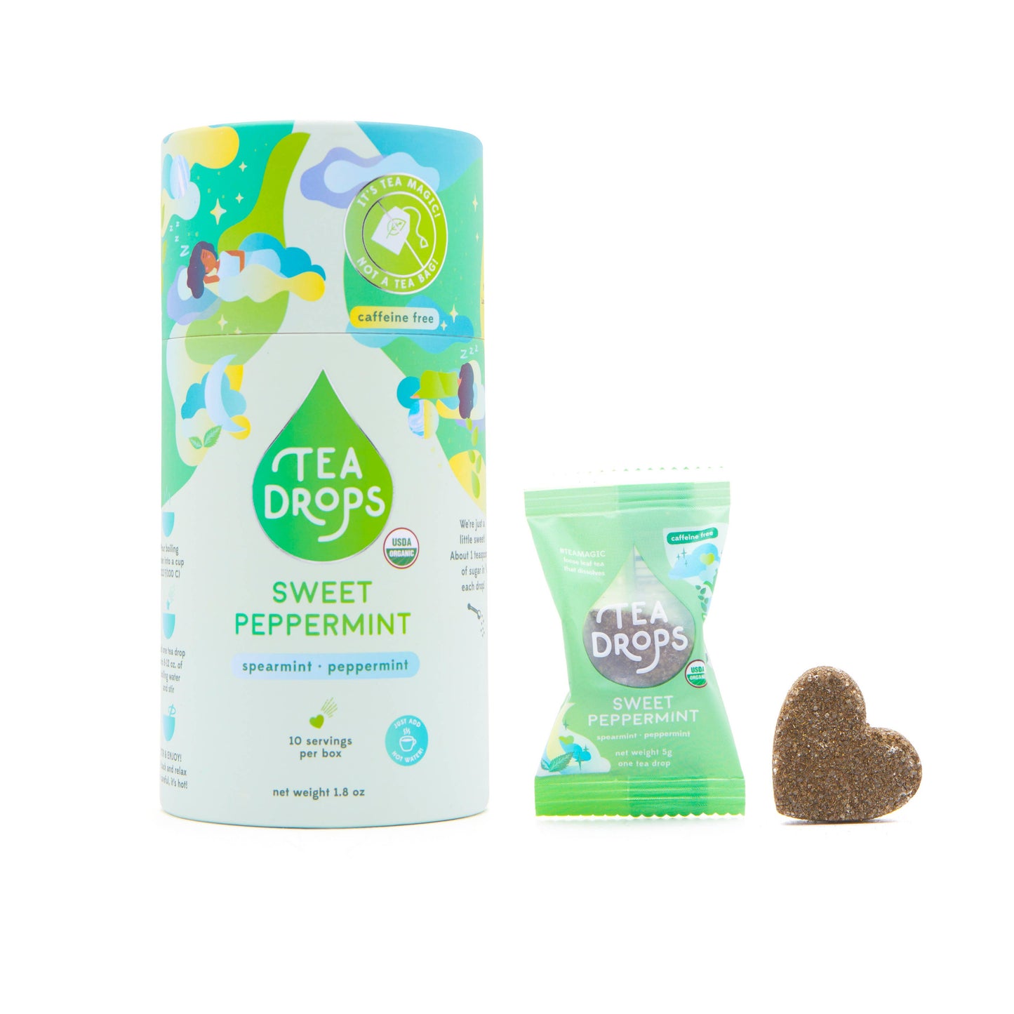 Sweet Peppermint Tea Drops