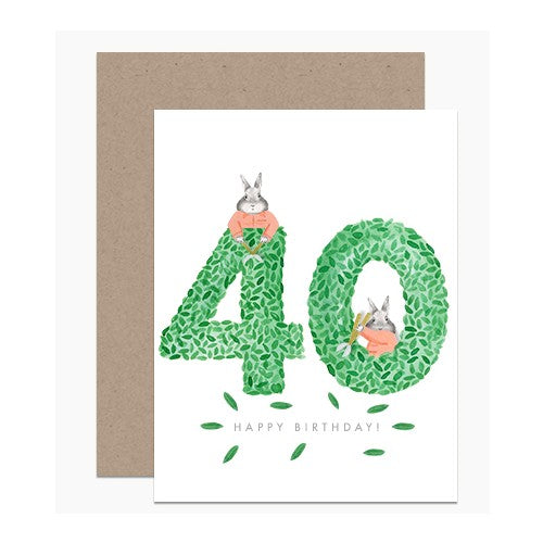 40th Birthday Card
