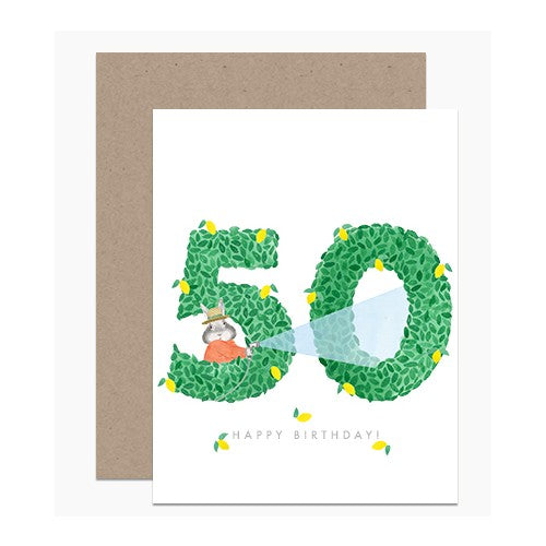 50th Birthday Card