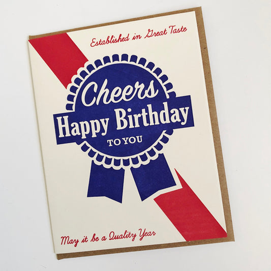Cheers Birthday Greeting Card