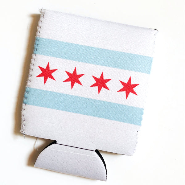 Chicago Flag Coozie