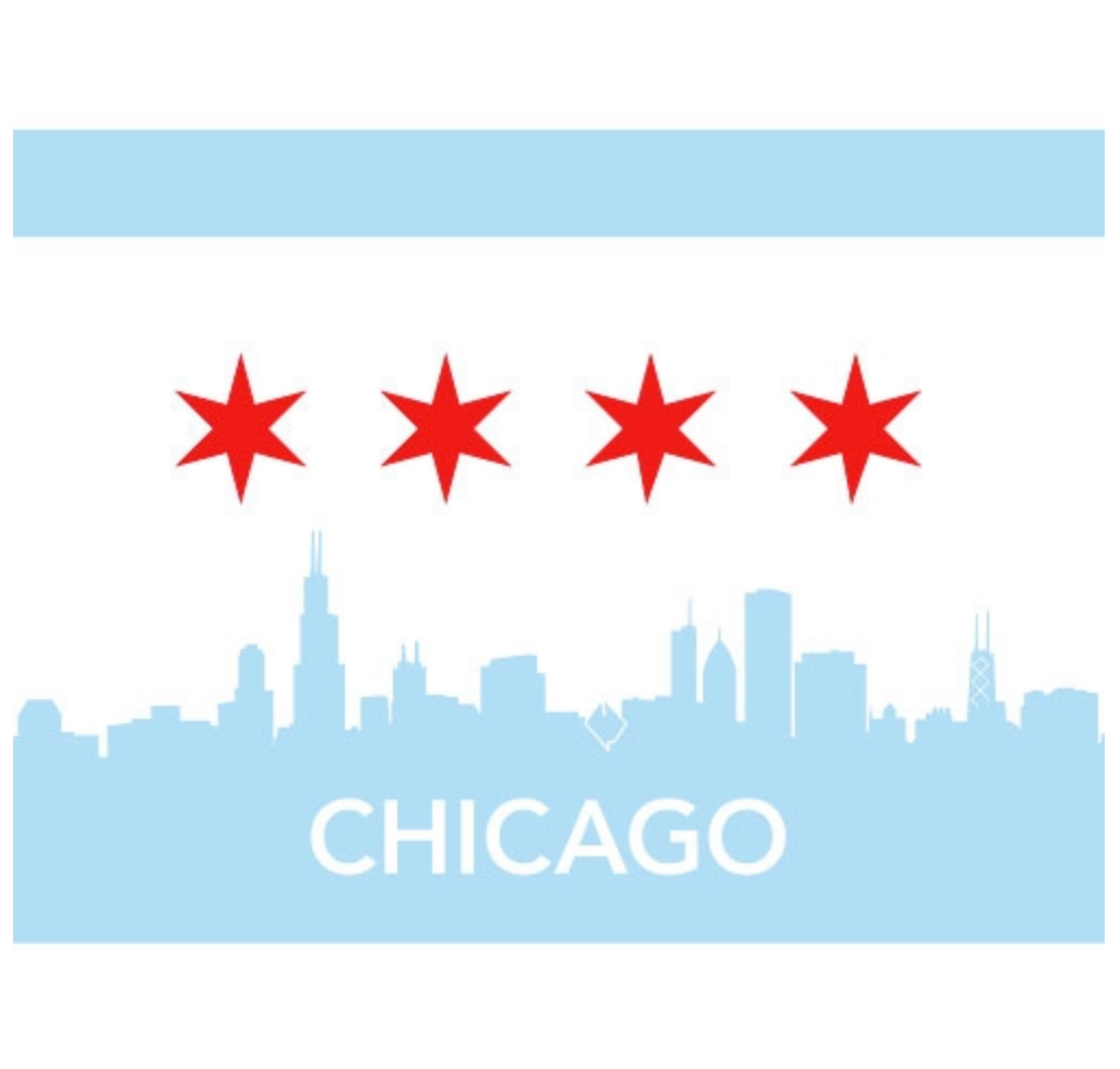 Chicago Skyline Pint Glass