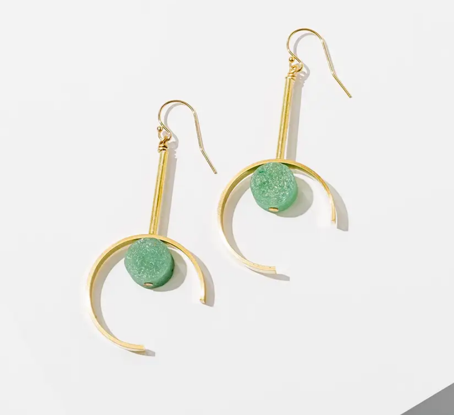Santorini Aventurine Earrings