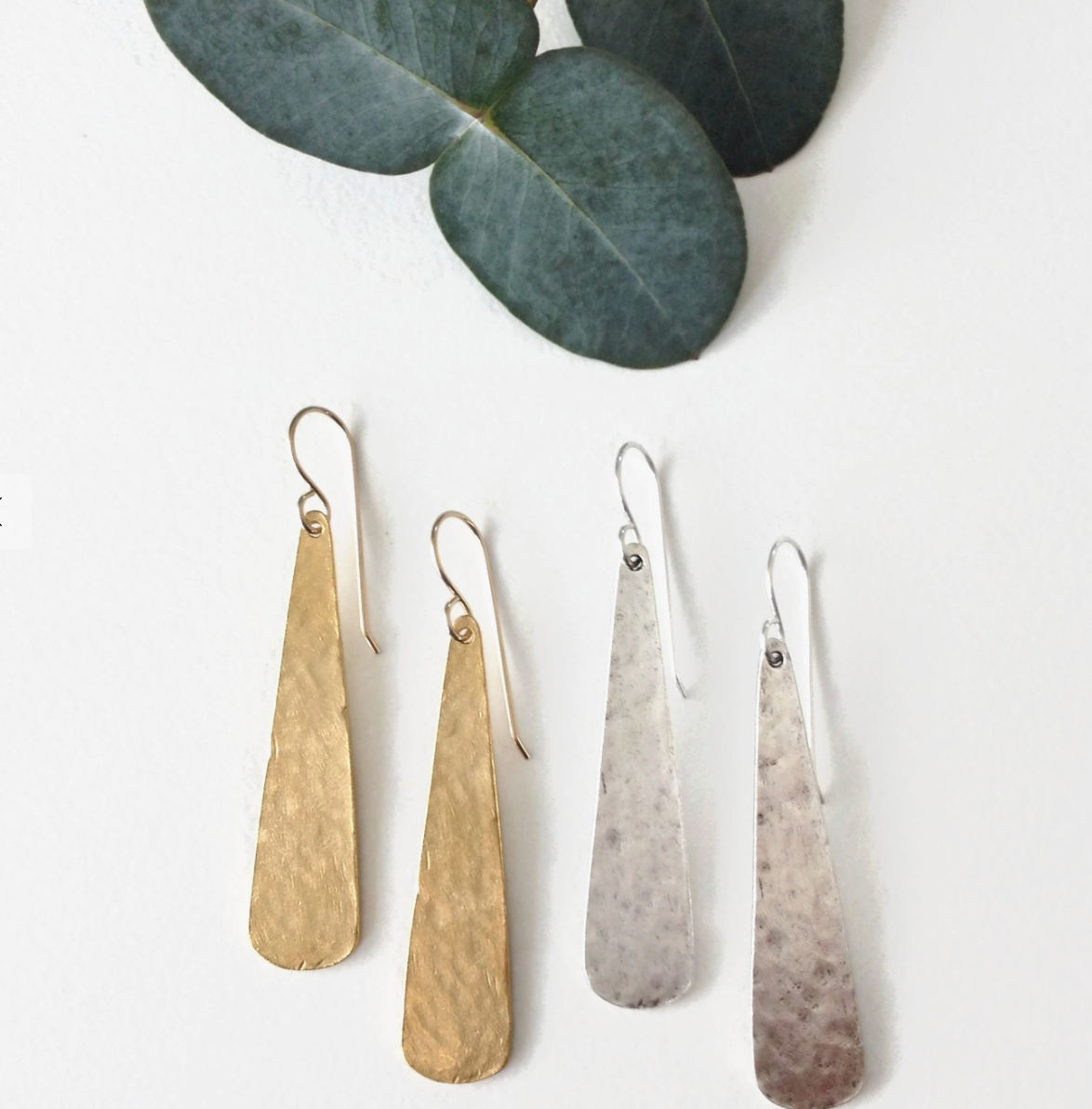 Brass Mallory Earrings
