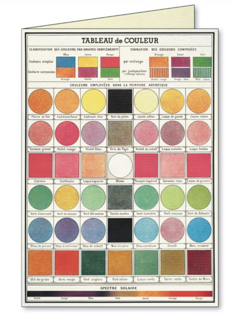 System of Colors Boxed Notecards