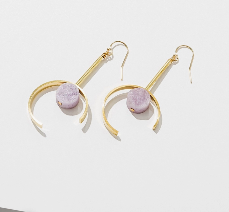 Santorini Amethyst Earrings