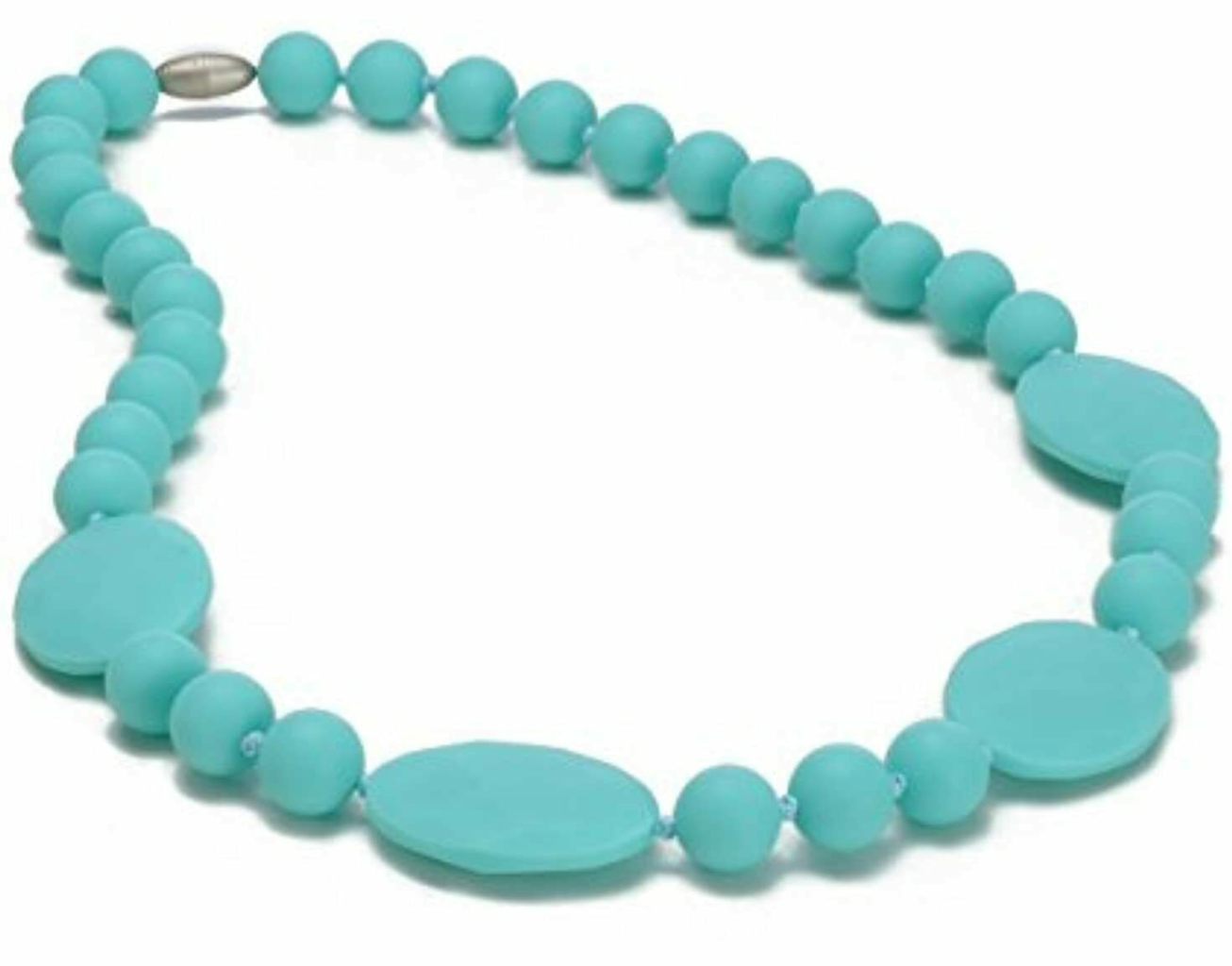 Turquoise Chewbead Baby Teething Necklace
