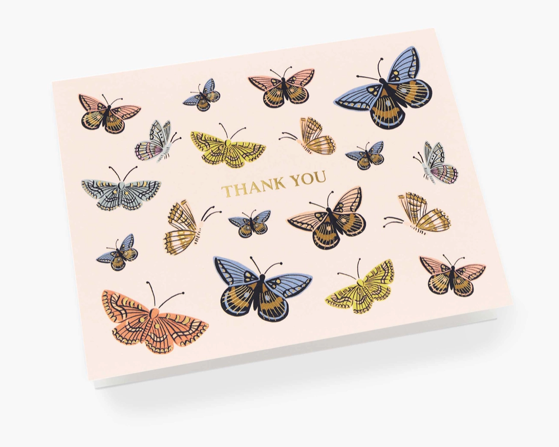 Monarch Thank You Card Set - Set of 8