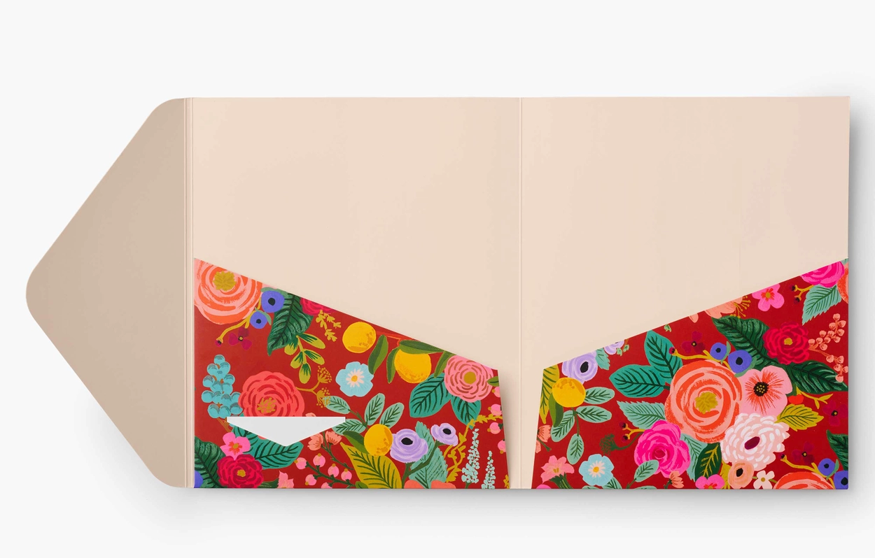 Garden Party Pocket Folder Set of 2