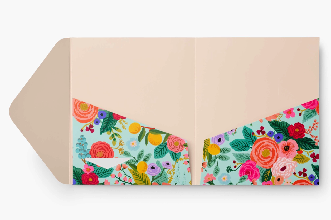 Garden Party Pocket Folder Set of 2