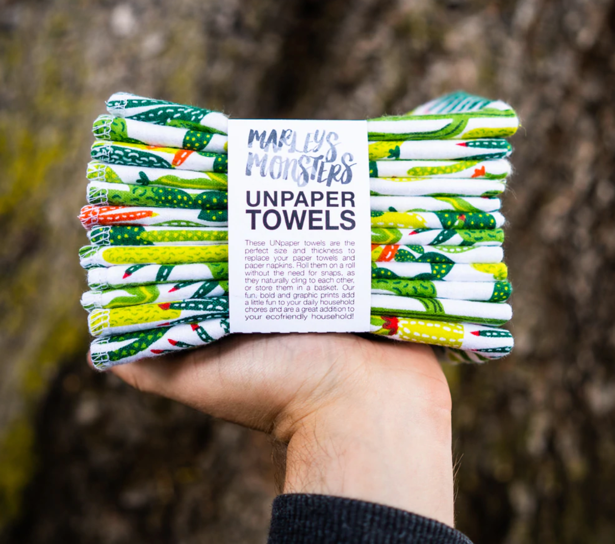 Cloth Paper Towel Set of 6: Cactus Toss