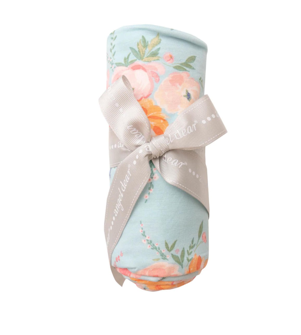 Vintage Hibiscus Swaddle Baby Blanket