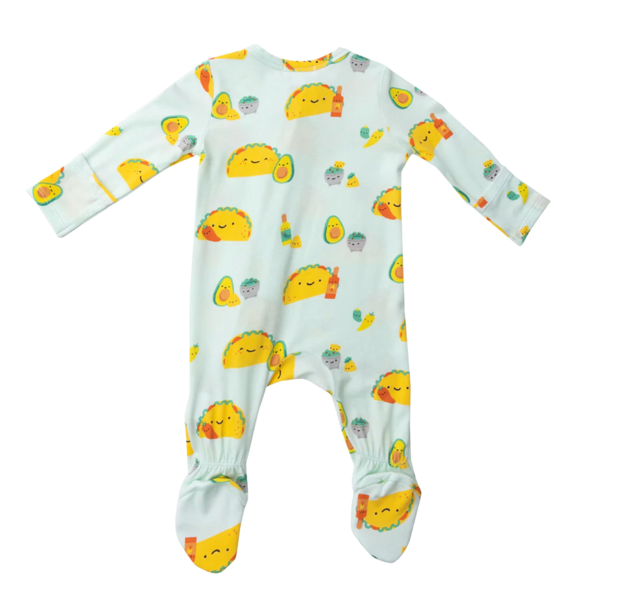 9-12 Month Taco Zipper Footie