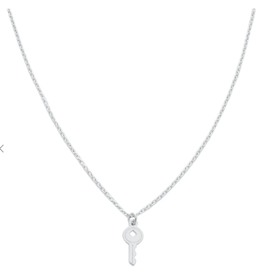 Magic Charm Key Necklace (Silver)