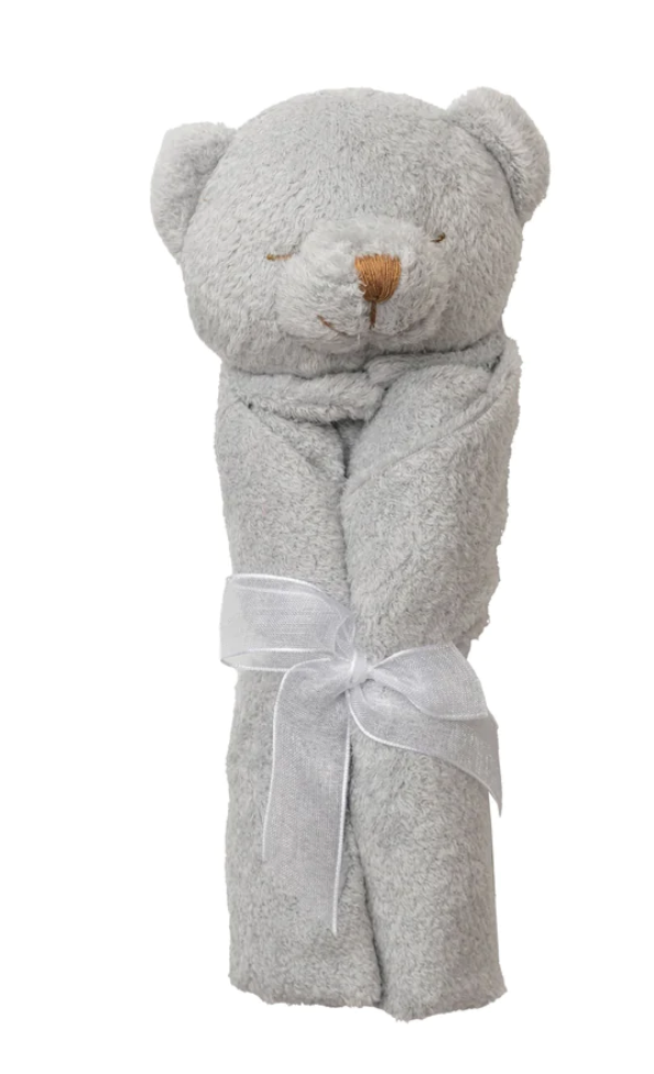 Grey Bear Lovie Baby Blankie