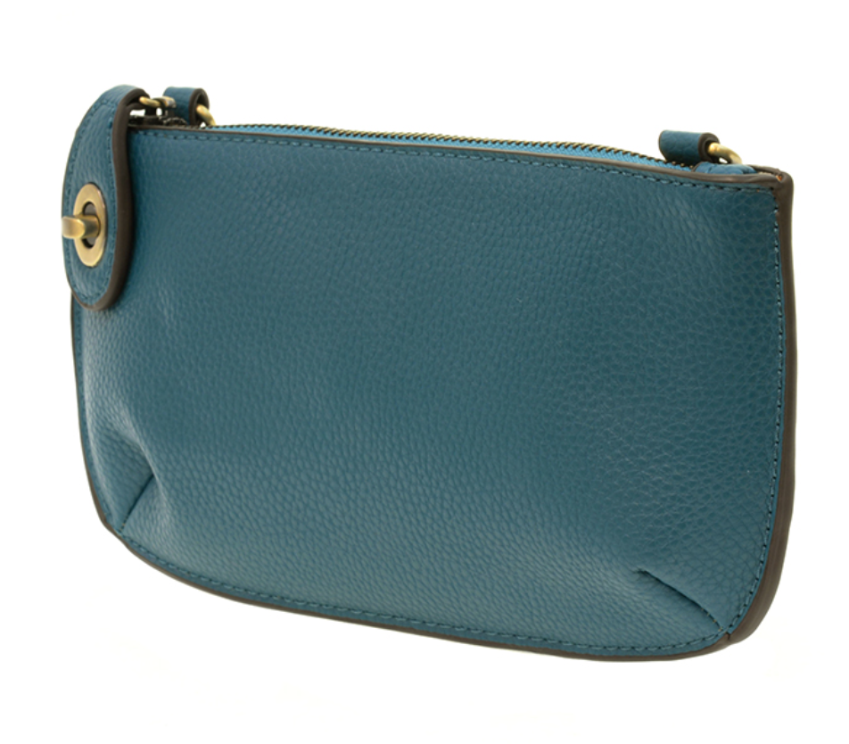 Peacock Crossbody Wristlet Clutch