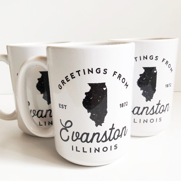 15 oz. Greetings From Evanston Mug