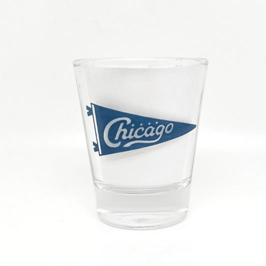 Chicago Pennant Shot Glass