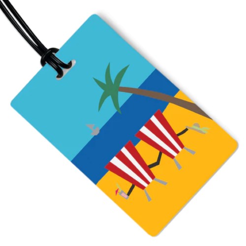 Tropical Getaway Luggage Tag