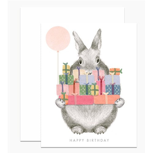 Happy Birthday Bunny Card
