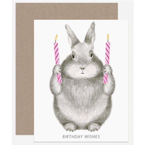 Birthday Wishes Bunny Card