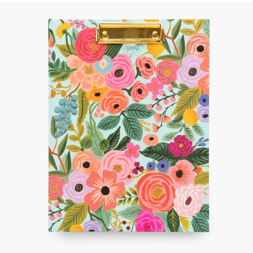 Blue Floral Clipfolio