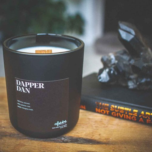 Dapper Dan - 13 oz wood wick/soy candle